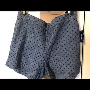 Polka Dot Denim Shorts!